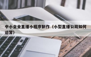 南京中小企业直播小程序制作（小型直播公司如何运营）